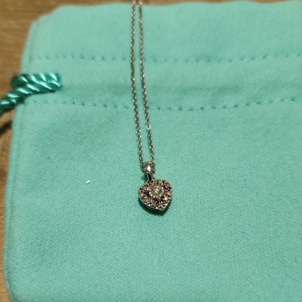 Silver Heart Pendant Necklace